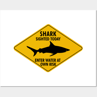 Shark Sighted Posters and Art